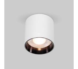 Накладной светодиодный светильник Elektrostandard Orson 25034/LED 10W 4200K белый/чёрный жемчуг a062929