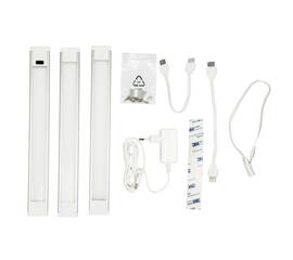 Мебельный светодиодный светильник Uniel ULM-F44-3X3W/4500K/Dim Sensor IP20 Silver UL-00008279