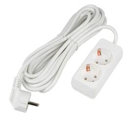 Удлинитель Uniel Ultra 2гн х 5м с/з S-GCU2-5 White UL-00009999