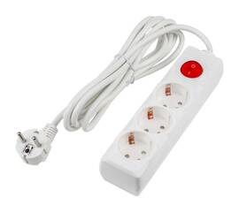 Удлинитель Uniel Ultra 3гн х 3м с/з S-GCU3-3B White UL-00010016