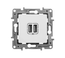 Розетка 2хUSB Legrand Etika белая 672294