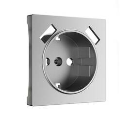 Накладка для розетки USB Werkel серебро W1179565 4690389195655
