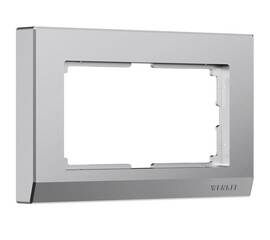 Рамка Werkel Stark для двойной розетки серебро W0081865 4690389194986