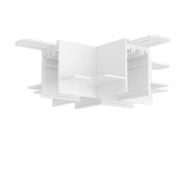 Коннектор X-образный Denkirs Smart TR2114-WH