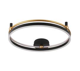 Потолочный светодиодный светильник Crystal Lux Fernando PL72W Led Black/Gold