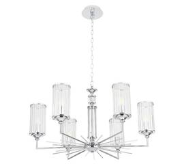 Подвесная люстра Crystal Lux Gloria SP6 Chrome