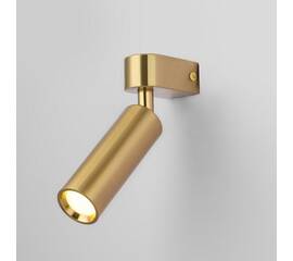 Светодиодный спот Eurosvet Pitch 20143/1 LED латунь