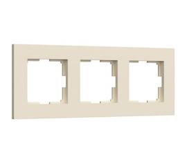 Рамка на 3 поста Werkel Slab айвори матовый W0032962 4690389193446