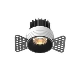 Встраиваемый светодиодный светильник Maytoni Round DL058-7W3K-TRS-B