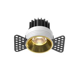 Встраиваемый светодиодный светильник Maytoni Round DL058-7W3K-TRS-BS