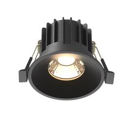 Встраиваемый светодиодный светильник Maytoni Round DL058-12W3K-B