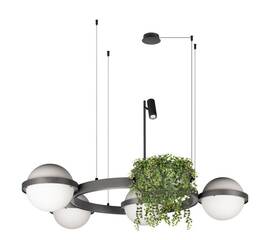 Подвесной светодиодный светильник Loft IT Jardin 10121/4 Dark grey