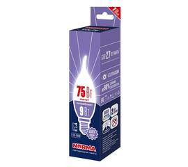 Лампа светодиодная Volpe E14 9W 6500K матовая LED-CW37-9W/6500K/E14/FR/NR UL-00010990