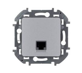 Информационная розетка RJ 45 - категория 5e - UTP - INSPIRIA - алюминий
