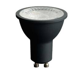 Лампа светодиодная Feron GU10 8W 2700K черная LB-1608 48958