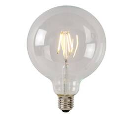 Лампа светодиодная диммируемая Lucide E27 7W 2700К прозрачная 49087/07/60