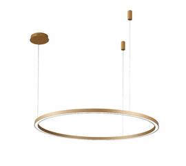 Подвесной светодиодный светильник Crystal Lux Fortuna SP88W Led Gold