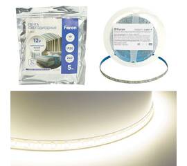 Светодиодная лента Feron 19W/m 240LED/m 2835SMD дневной белый 5М LS617 48827