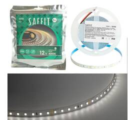 Светодиодная лента Saffit 9,6W/m 120LED/m 2835SMD дневной белый 5М SST02 55241