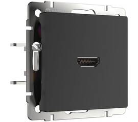 Розетка HDMI Werkel W1186008 Черная матовая