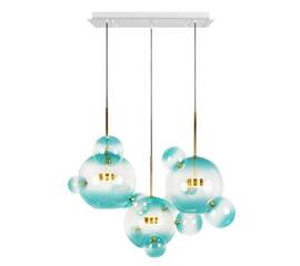 Подвесной светодиодный светильник Loft IT Bolle 2027-S3 Blue