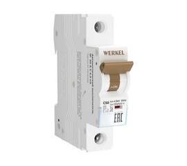 Автоматический выключатель Werkel 1P 50A C 4,5kA W901P504 4690389192739