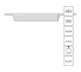 Трековый светодиодный светильник Arte Lamp Rapid A6153PL-1WH