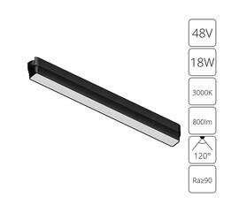 Трековый светодиодный светильник Arte Lamp Rapid A1168PL-1BK