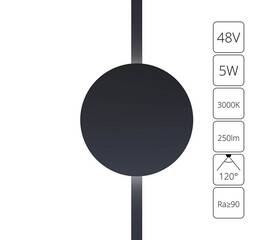 Трековый светодиодный светильник Arte Lamp Rapid A1163PL-1BK