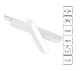 Трековый светодиодный светильник Arte Lamp Rapid A1160PL-1WH