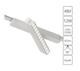 Трековый светодиодный светильник Arte Lamp Rapid A2961PL-1WH