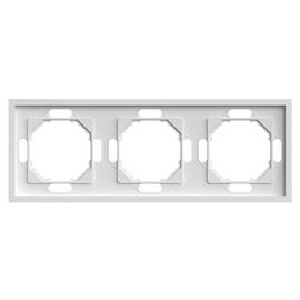 Рамка 3-постовая Stekker Эмили белый фарфор PFR00-5003-01 49886
