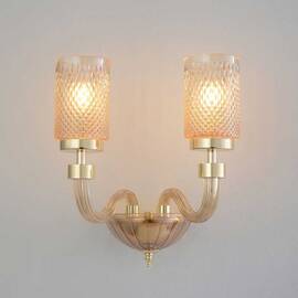 Бра Crystal Lux SILVESTRO AP2 AMBER