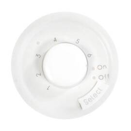 Лицевая панель Legrand Celiane термостата с датчиком для теплого пола белая 068249