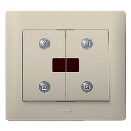 Лицевая панель Legrand Galea Life сценарного выключателя IN ONE титановая 771493