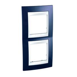 Рамка 2-постовая вертикальная Schneider Electric Unica Хамелеон MGU6.004V.842