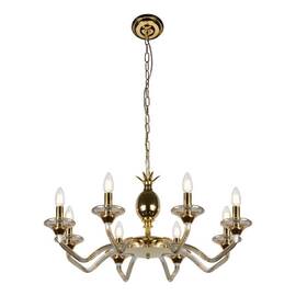 Подвесная люстра iLamp Flo YT2049-8 GD+COG