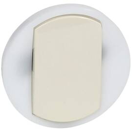 Лицевая панель Legrand Celiane выключателя одноклавишного с контурной подсветкой слоновая кость 0678