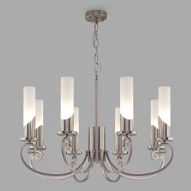 Подвесная люстра Eurosvet 60117/8 никель Smart a050019