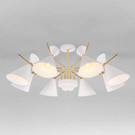 Люстра на штанге Eurosvet 70114/8 белый Smart a047643