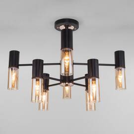 Люстра на штанге Eurosvet Tesoro 70125/8 черный Smart a053246