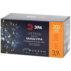 Гирлянда мишура 220V холодный белый ЭРА ENIN - WC Б0047971