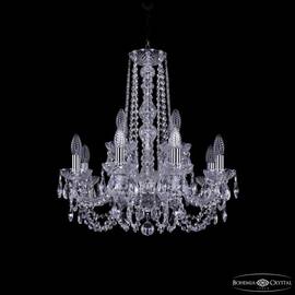 Подвесная люстра Bohemia Ivele Crystal 1402/8+4/195/h-60 Ni