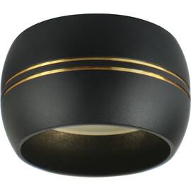 Накладной светильник ЭРА OL13 GX53 BK/GD Б0049036