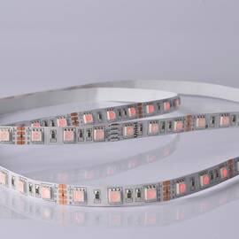 Светодиодная лента Uniel ULS-M25-5050-60LED/m-10mm-IP20-DC12V-14,4W/m-5M-RGB PROFI катушка в гермети