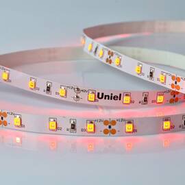 Светодиодная лента Uniel ULS-M11-2835-60LED/m-8mm-IP20-DC12V-4,8W/m-5M-RED PROFI катушка в герметичн