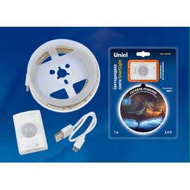 Светодиодная лента Uniel ULS-R21-2,4W/4000K/1,0M/RECH SENSOR Smart Light блистер