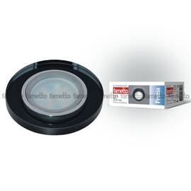 Встраиваемый светильник Fametto Peonia DLS-P106 GU5.3 CHROME/BLACK