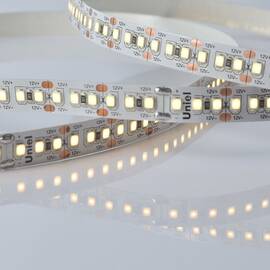 Светодиодная лента Uniel ULS-M16-2835-180LED/m-10mm-IP20-DC12V-17W/m-5M-3000K PROFI катушка в гермет