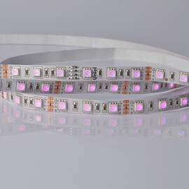 Светодиодная лента Uniel ULS-5050-60LED/m-10mm-IP20-DC24V-14,4W/m-5M-RGB катушка в герметичной упако